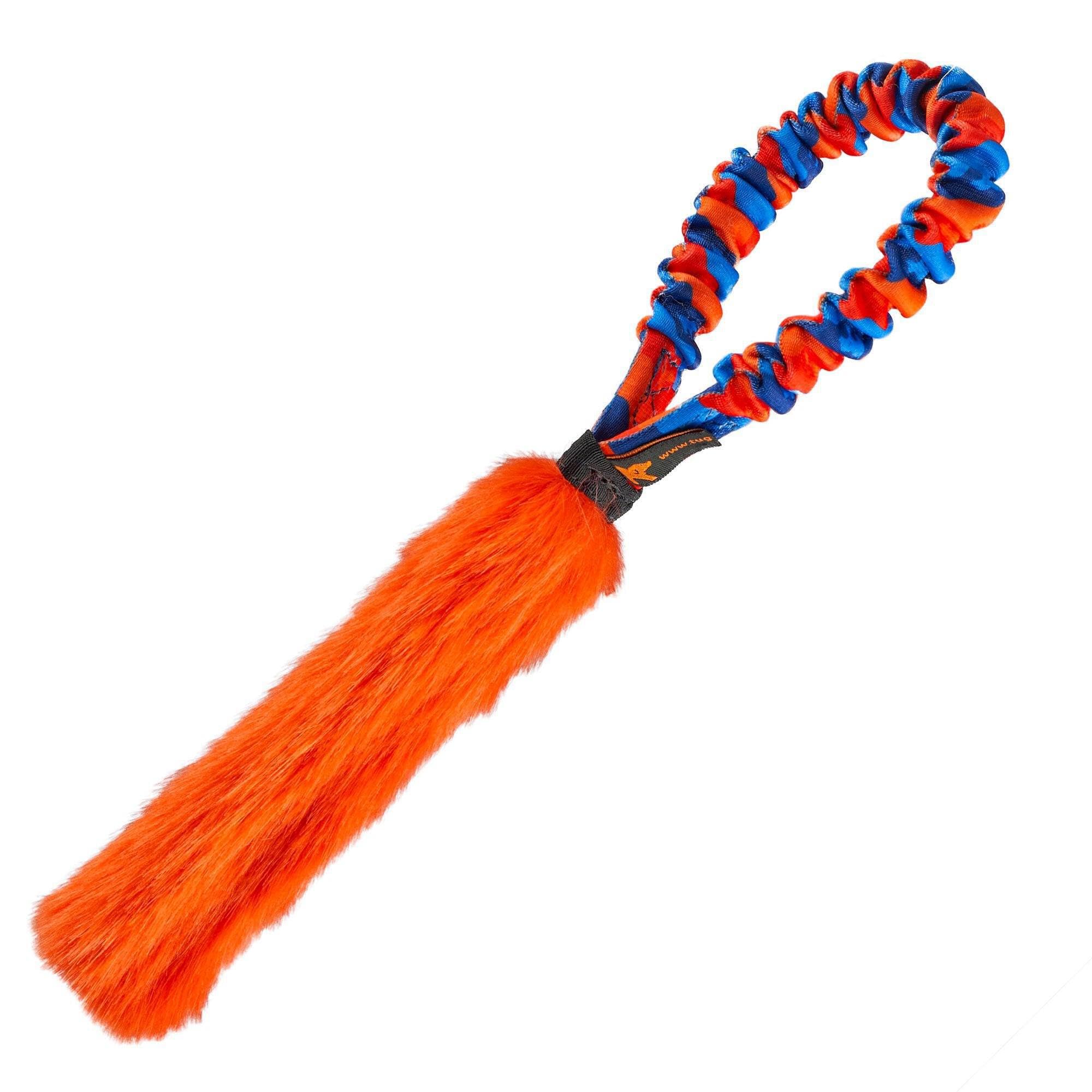 Tug-E-Nuff Pocket Fauxtastic | Durable Bungee Tug Toy for Dogs | Ideal for Interactive Dog Training and Dogs of all Ages | Made of Durable Faux Fur and Comes in 3 Vibrant Colours | 33cm (13inches)