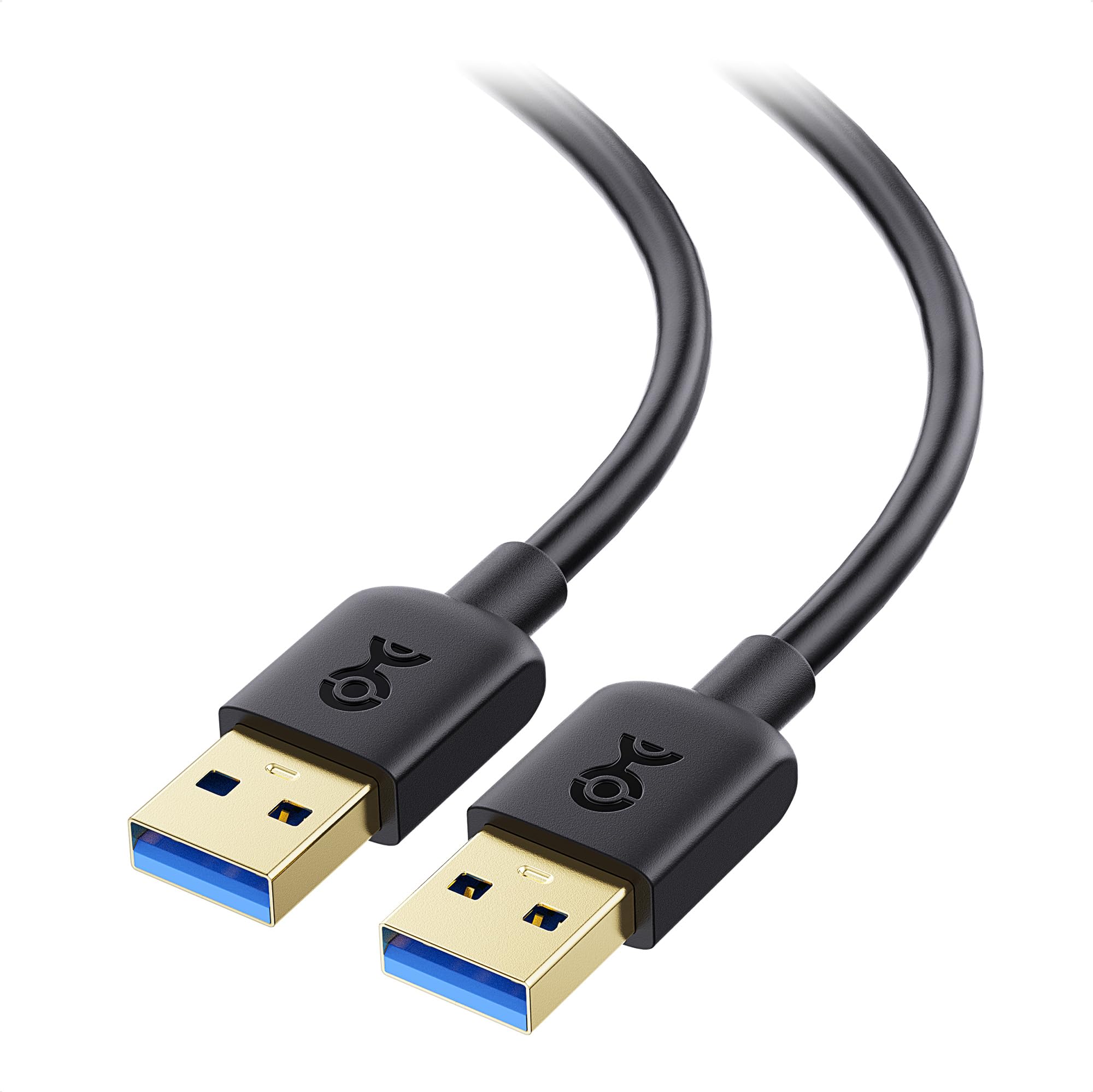 Cable Matters USB 3.0 Cable 4.5m (USB A to A Cable, Male to Male) 5Gbps super speed, gold-plated connector for HDD, DVD, printers, cameras, hard drive enclosures in Black — image 1