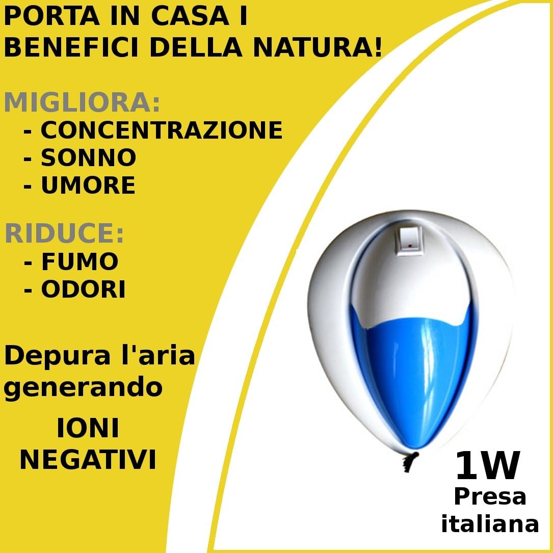 Bombilla LED luz nocturna colores generador iones negativos para ...