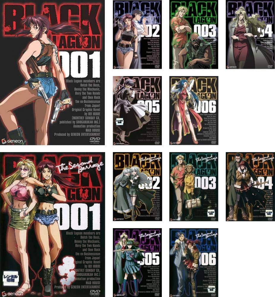 Black Lagoon ブラックラグーン 全6巻 The Second Barrage 全6巻 レンタル落ち 全12巻セット マーケットプレイスdvdセット商品 Dvd ブルーレイ 豊口めぐみ 浪川大輔 磯部勉 平田広明 小山茉美 片渕須直 Amazon Co Jp