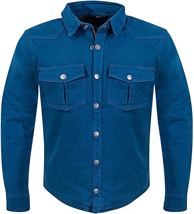 camisa para moto con kevlar