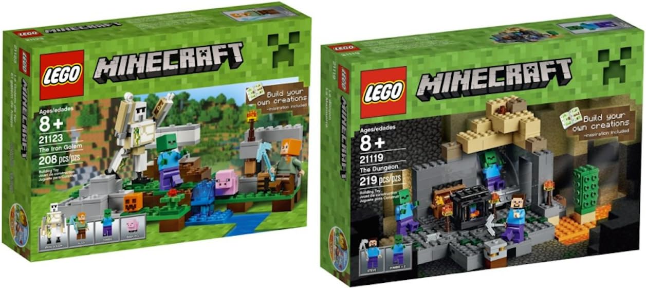 lego minecraft el golem de hierro