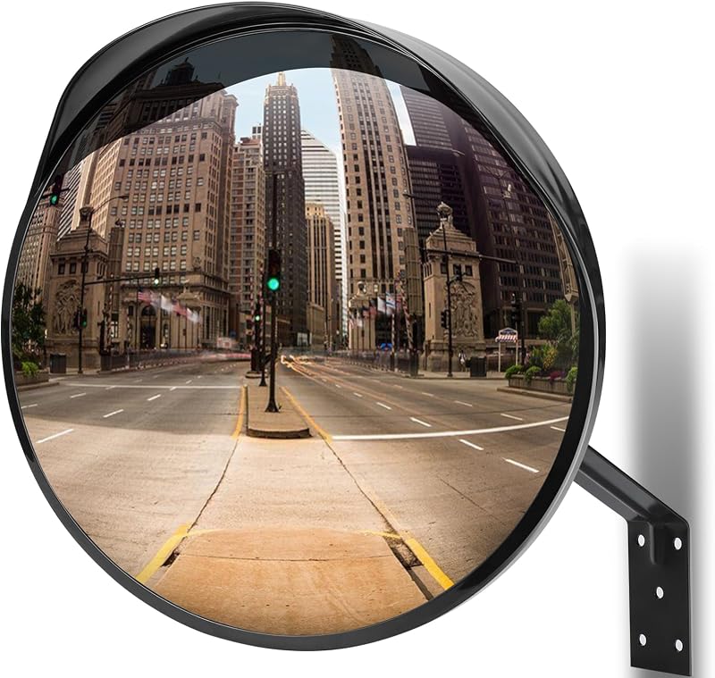 moveland 30cm Acrylic Convex Safety Mirror Wide Angle Driveway Traffic