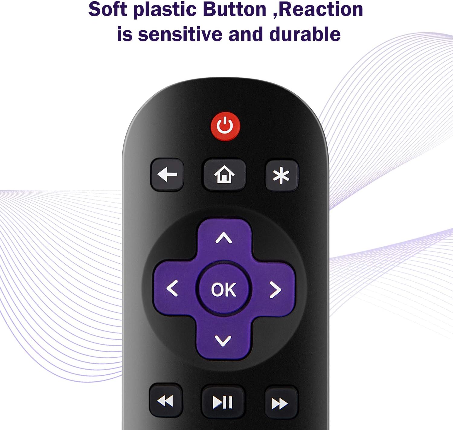OMAIC Universal Remote Control for TLC-Roku-TV-Remote All TCL Roku Smart LED LCD 4k TVs: Electronics