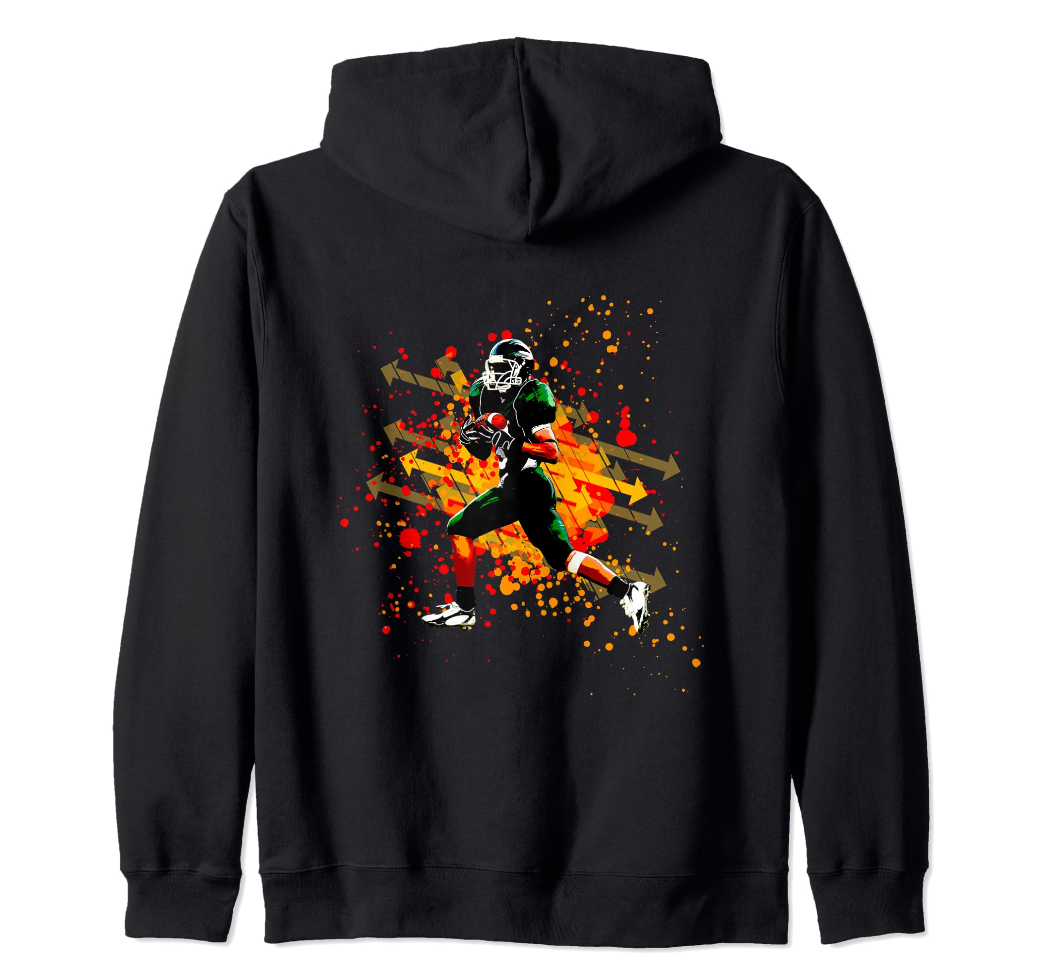 Touchdown American Football Zip Hoodie
