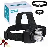 Mustools 2026 New Rechargeable LED Laser Headlamp Physical Therapy Equipped with Waist Strap &amp; Wrist Belt High Lumens- Lightweight Enhance Professional Physical Therapy with Adjustable Angles Black