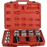 DAYUAN 28Pcs Pull and Press Sleeve Kit Remove Bushes Bearings Seals | Bearing &amp; Bushing Press Tool, Removes &amp; Installs Bushings Bearings Seals, 40CR Steel, Universal Application, Storage Case
