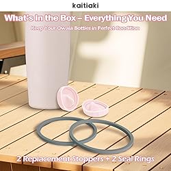 Leak-Proof Silicone Stopper and Gasket Rings Set
