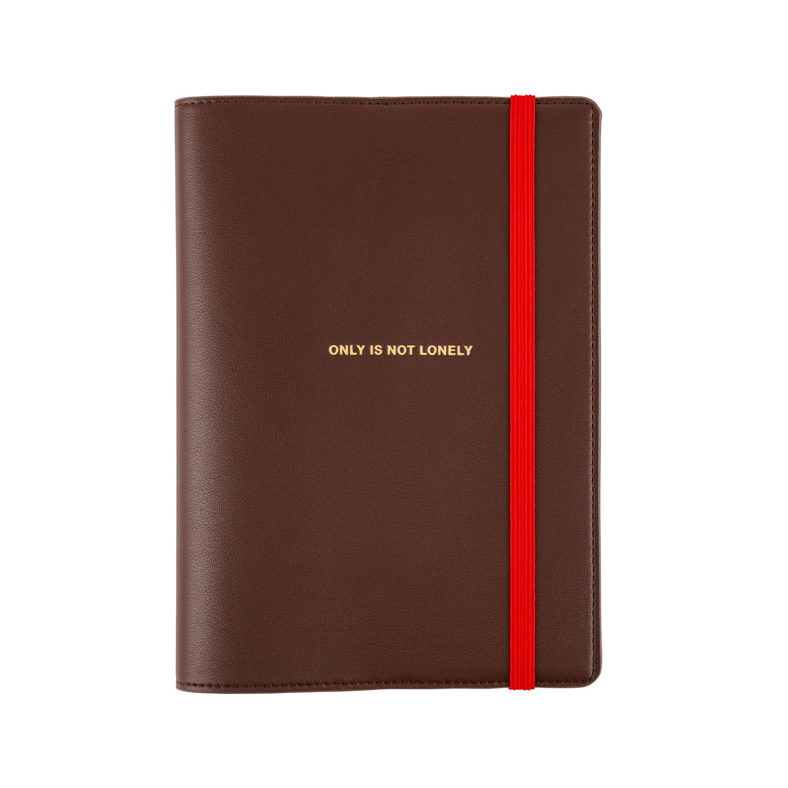 Hobonichi Techo Cousin Cover [A5 Cover Only] Only is Not Lonely (Chocolate)