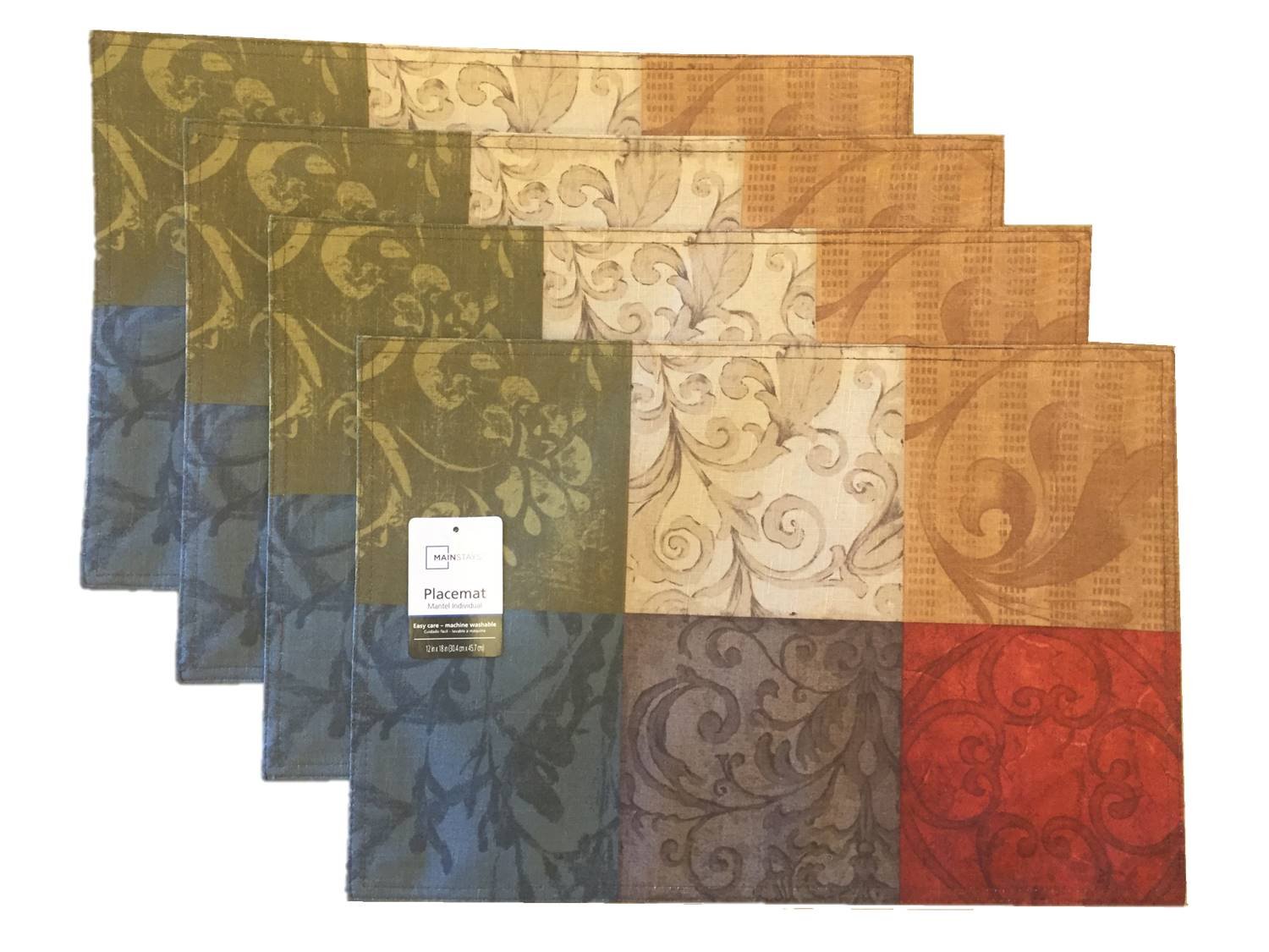Mainstays Tuscany Kitchen Collection Fabric Placemats (Set of 4) Buy