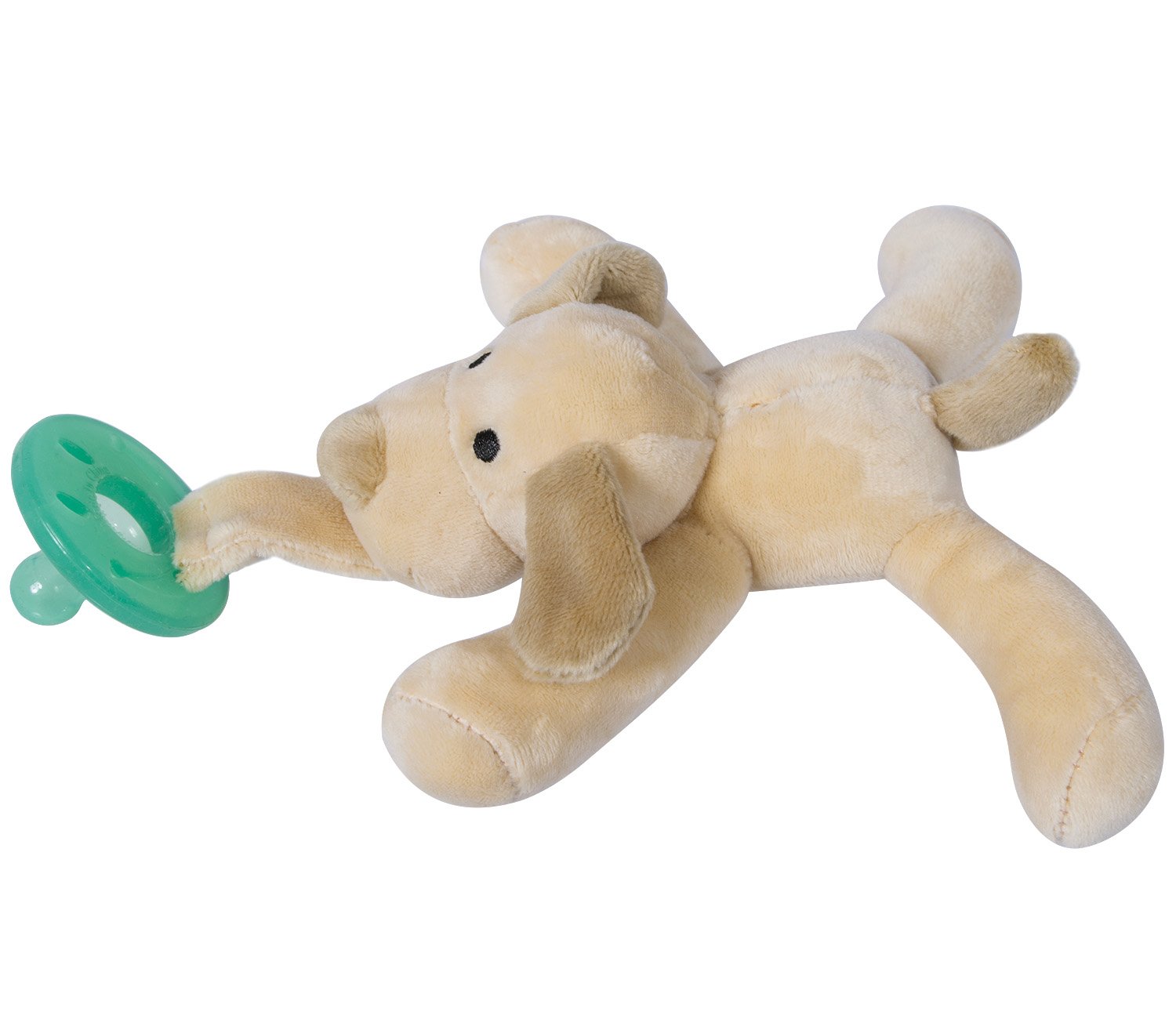 Hibery Puppy Pacifier, Brown Plush Animal Pacifier, Infant Pacifier For