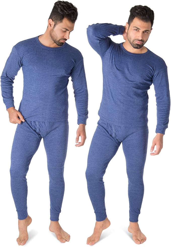 Ringelmuster 2er Set Black Snake Thermounterhemd Herren Thermo Unterhemden