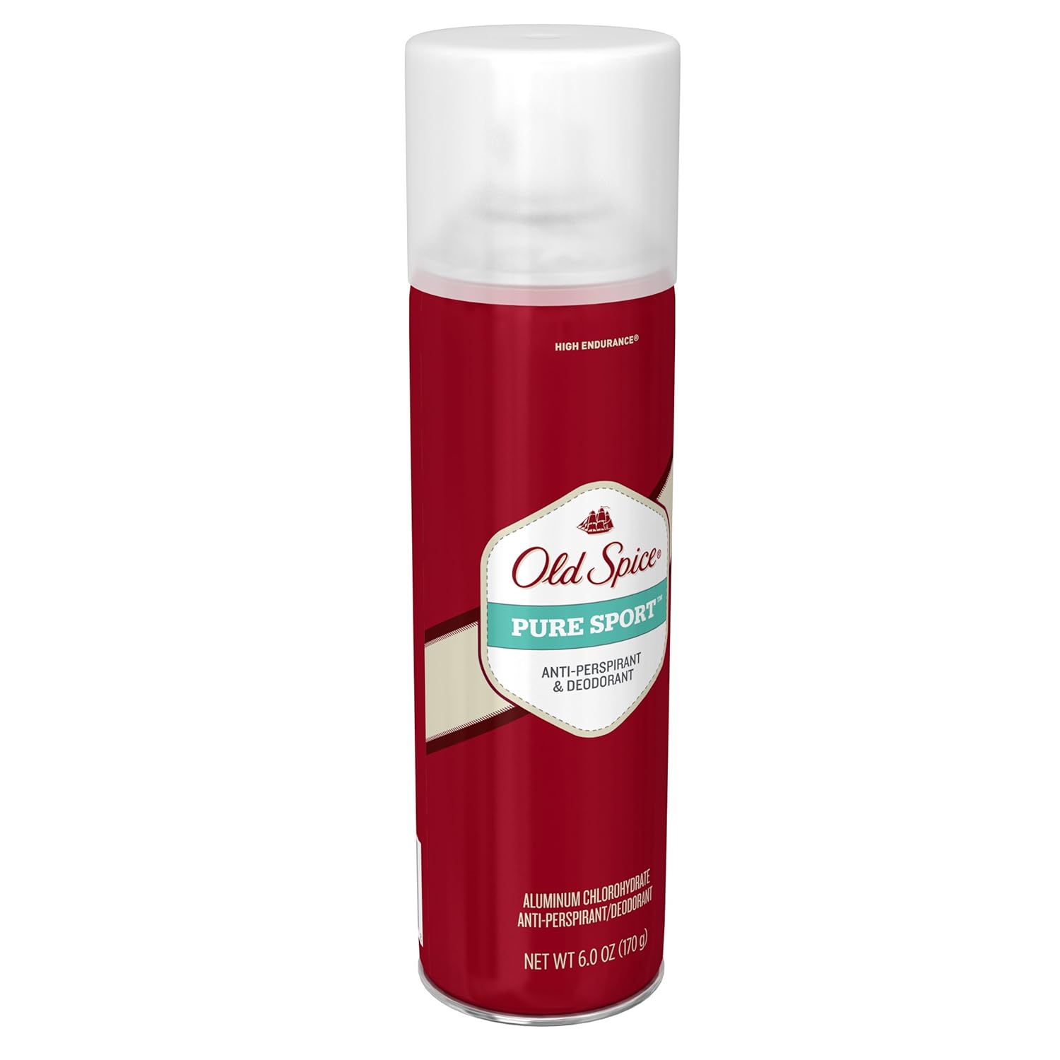 Old Spice Antiperspirant Deodorant for Men, Pure Sport Body Spray, High Endurance Collection, 6 Oz (Pack of 3) : Antiperspirant Deodorants : Beauty