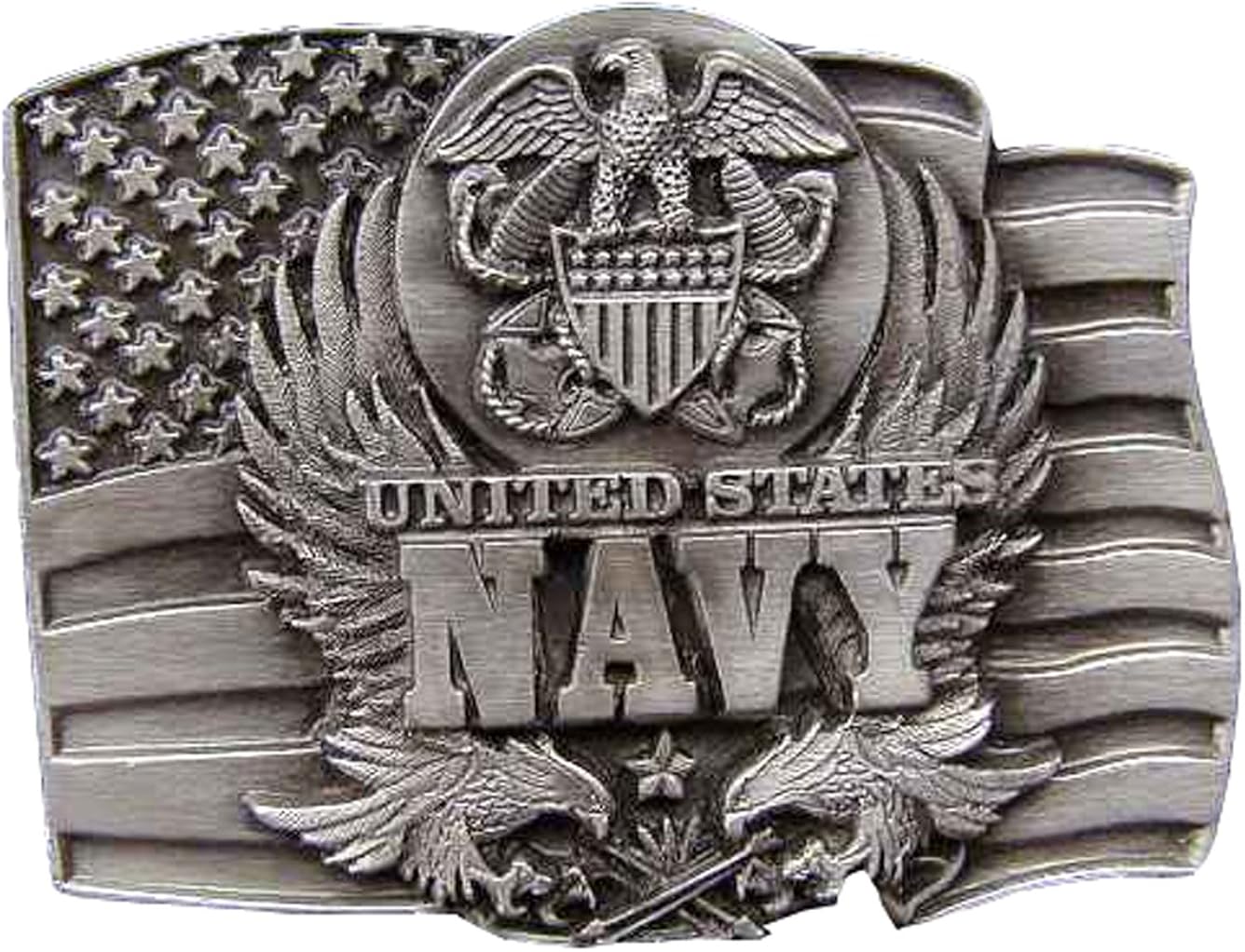 Navy Novelty Belt Buckle Clothing