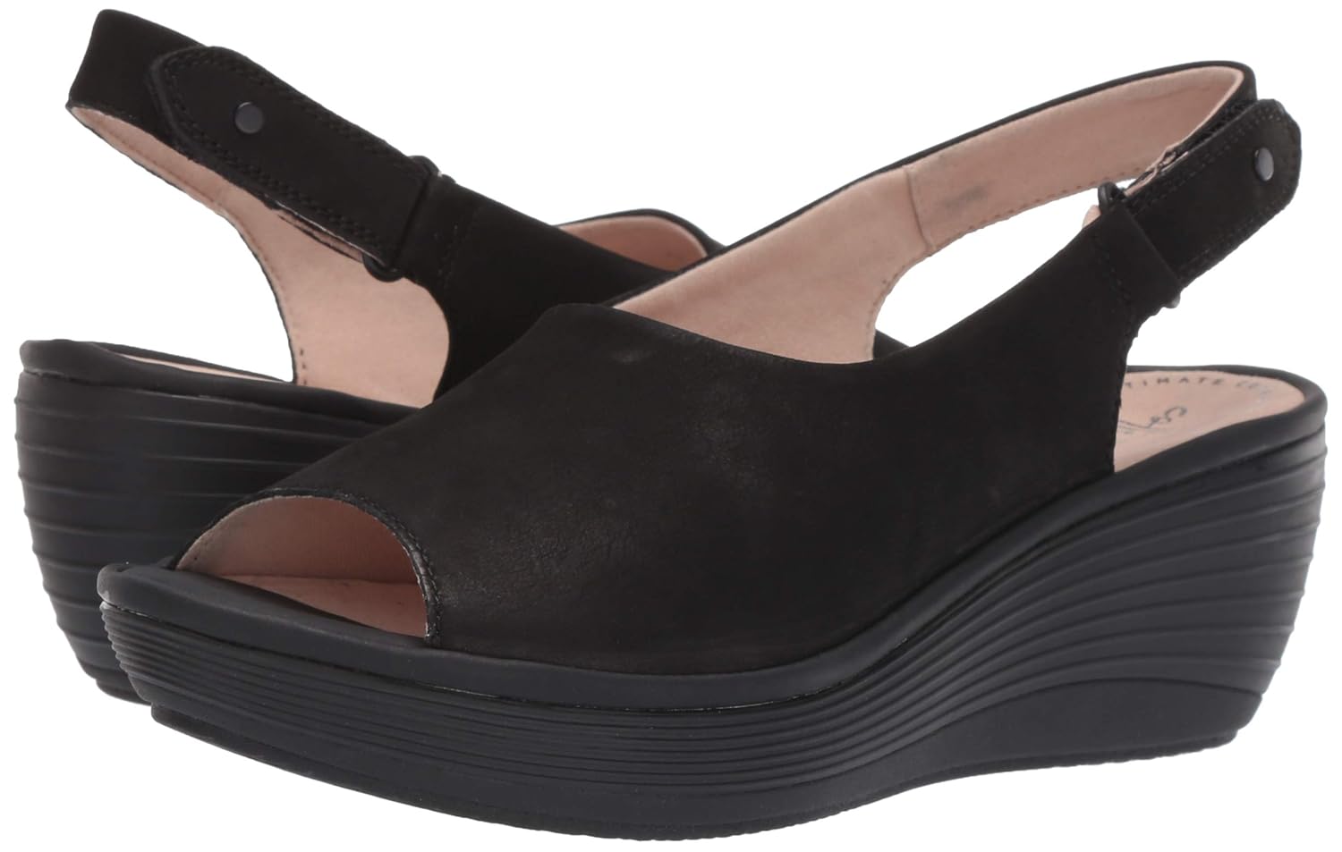 clarks women's reedly shaina wedge sandal