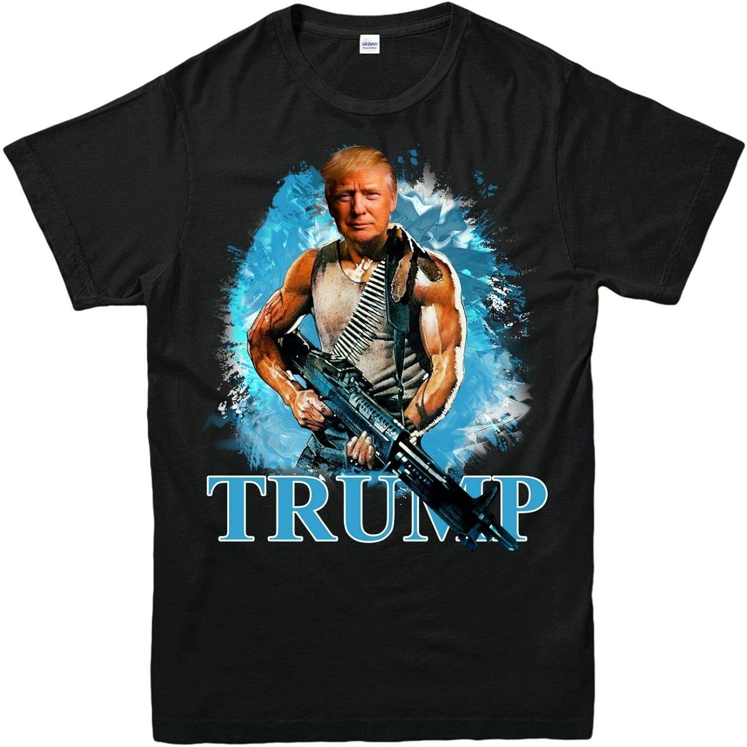 Donald Trump T Shirt Rambo Pun USA American President Unisex Adult Kids