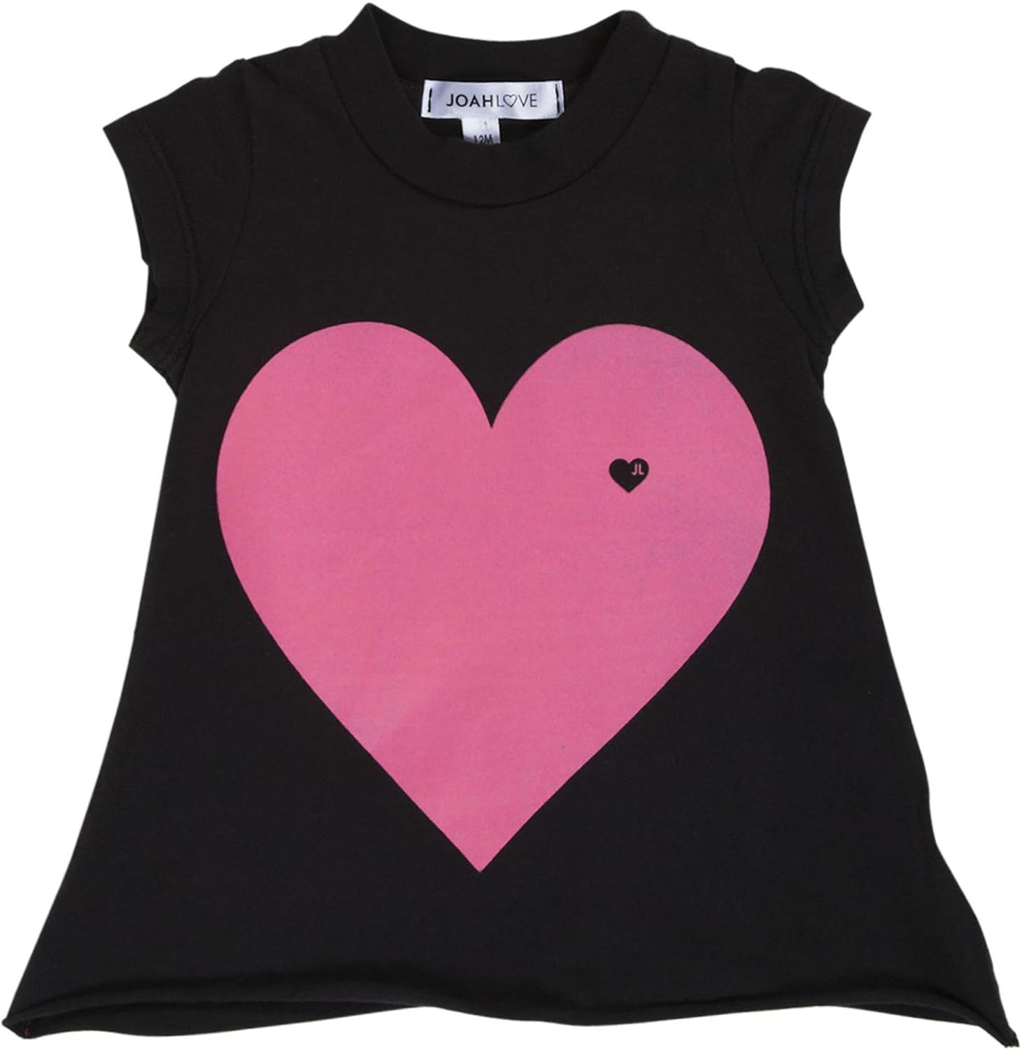 Joah Love Baby Girls' Heart Tee (Baby) Jet Clothing