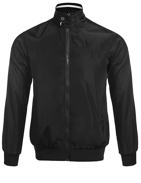 Burlady Herren Bomberjacke Übergangsjacke Fliegerjacke Militär Freizeitjacke Sportjacke Grün Schwarz