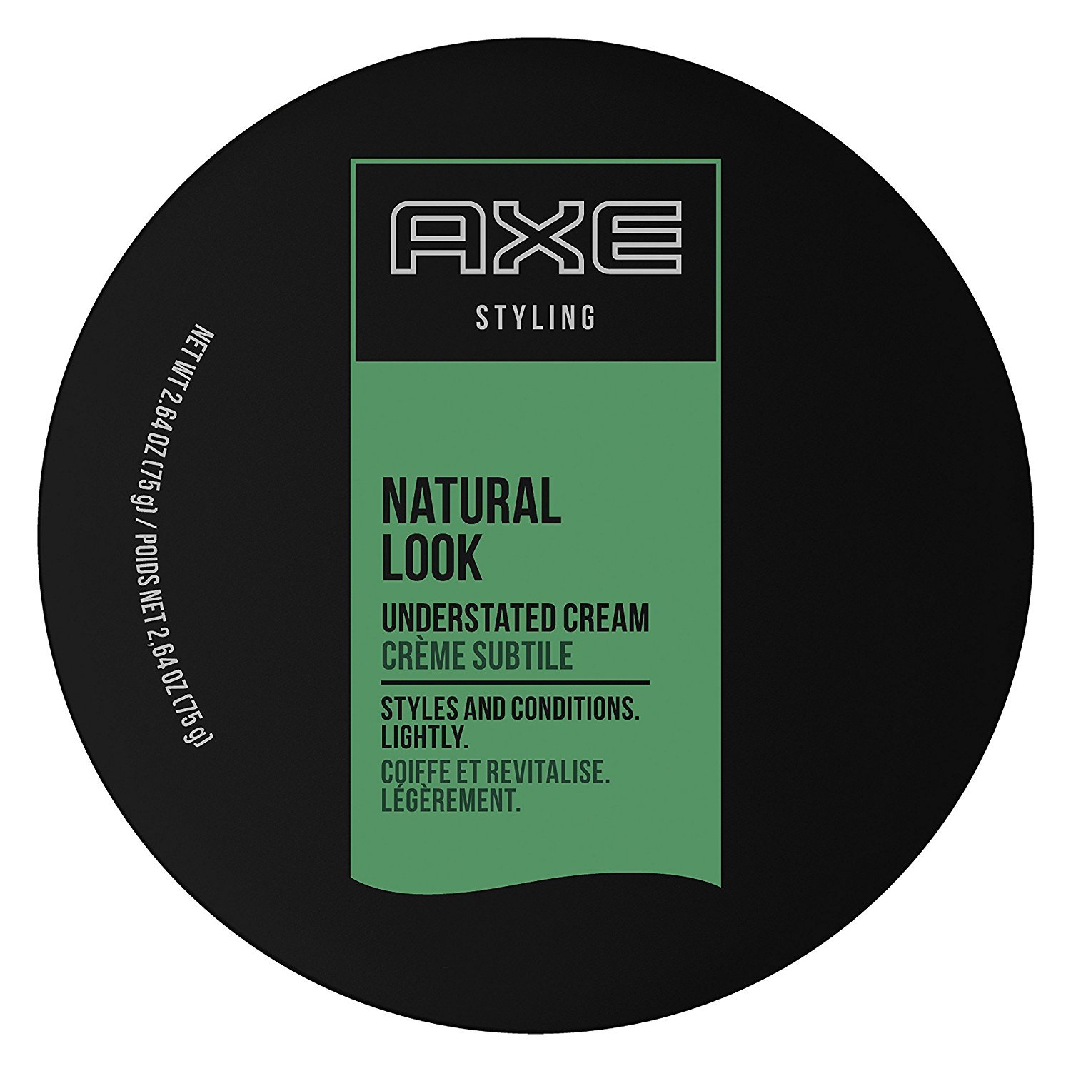 AXE Natural Look Hair Cream, Understated 2.64 oz (3 Pack)