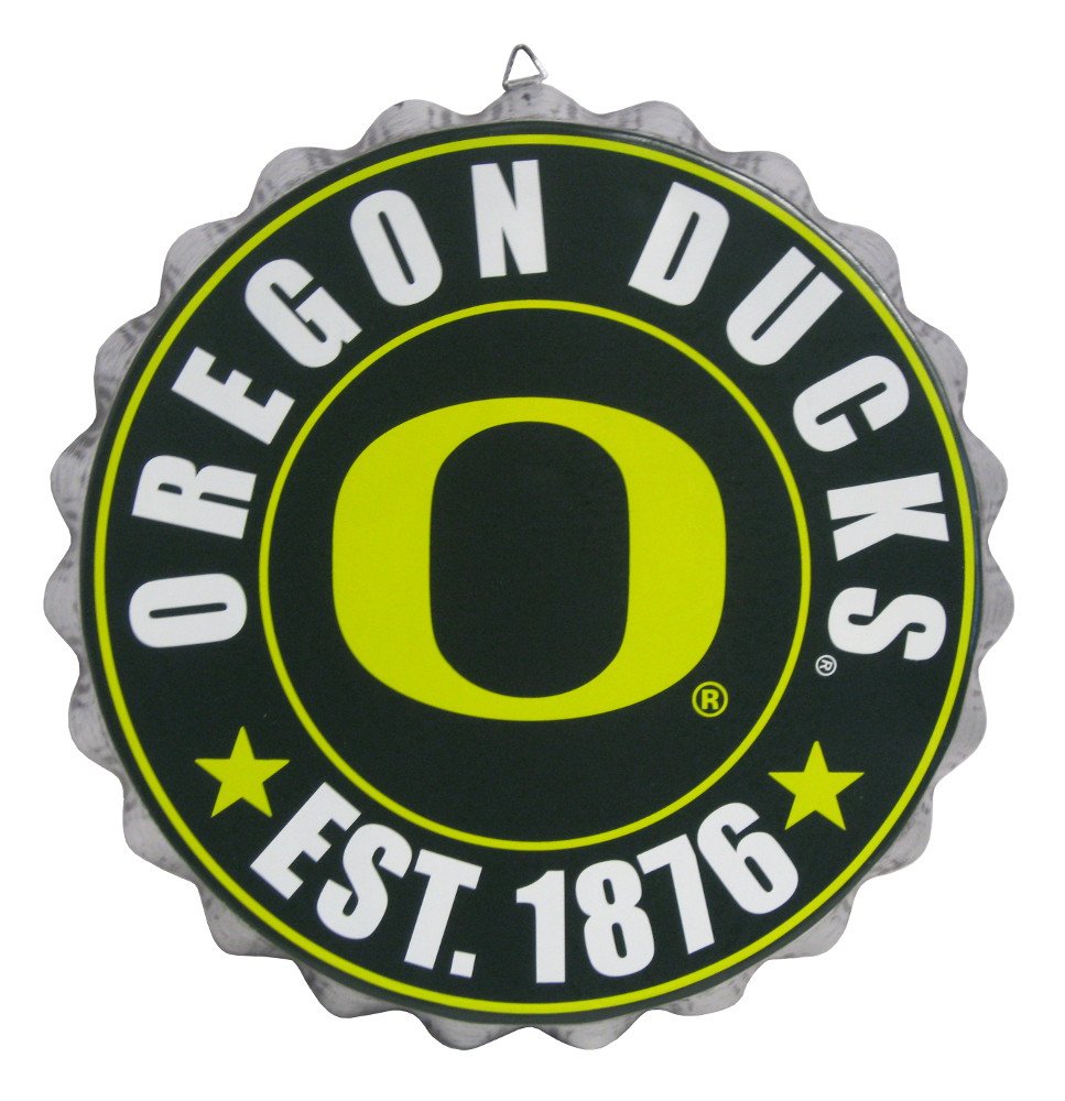 NCAA Bottlecap Wall Sign NCAA Bottlecap Wall Sign