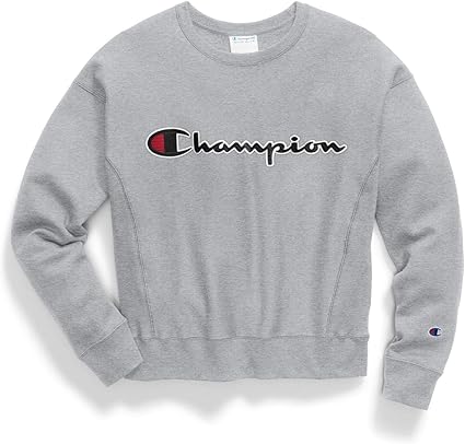 champion reverse weave chainstitch script crew