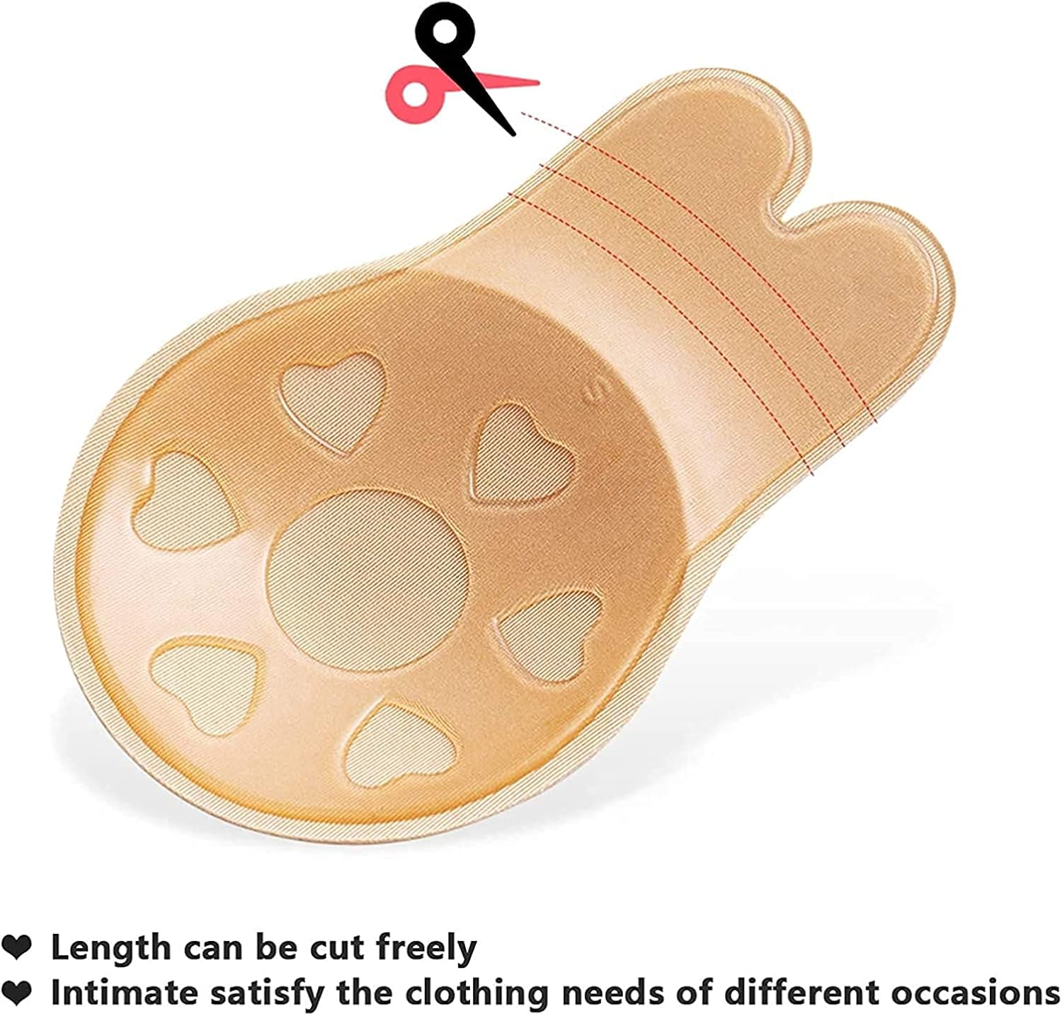 2 Pairs Breast Lift Nipple Covers, Adhesive Bra Instant Breast Lift Silicone Covers Pasties Tape at  Women’s Clothing store
