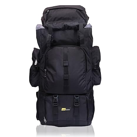 Yark 60 Ltrs Black Rucksack (Y4775Black)