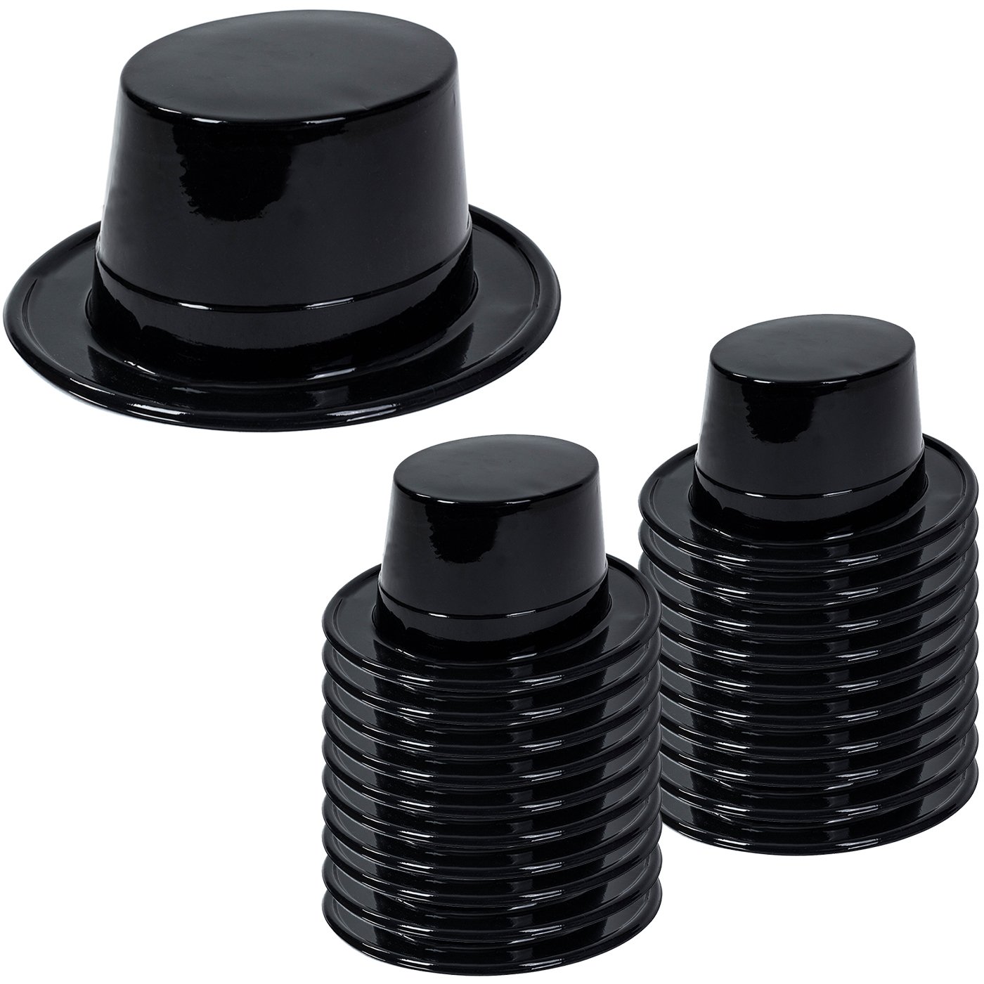 Plastic Top Hats Magician Hats Bulk Black top Hats Magician Party