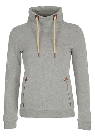 DESIRES Liki Tube Damen Sweatshirt Pullover Sweater Mit Stehkragen Und Fleece-Innenseite