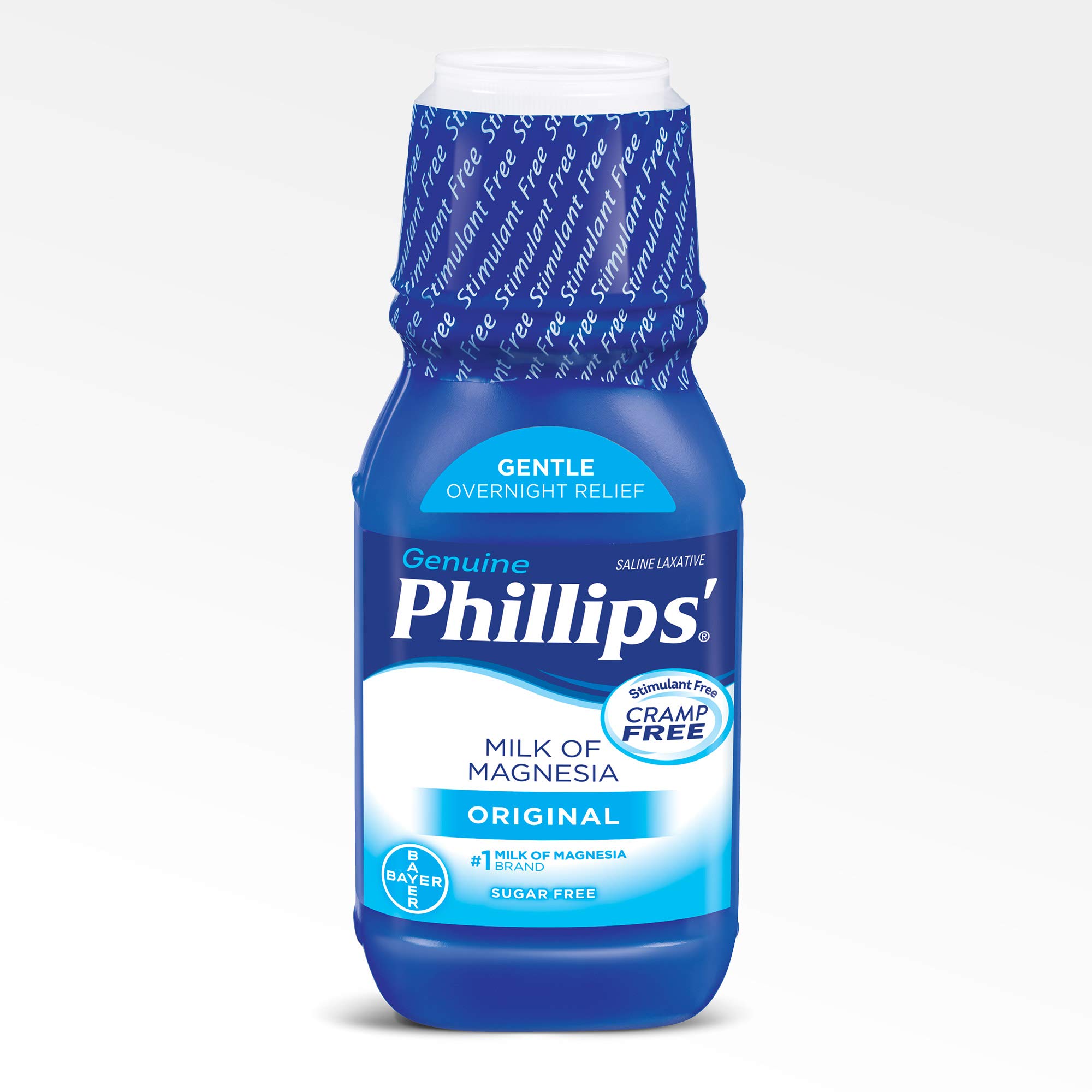 Phillips Milk Of Magnesia Liquid Laxative 12 Oz Cramp Free Gentle