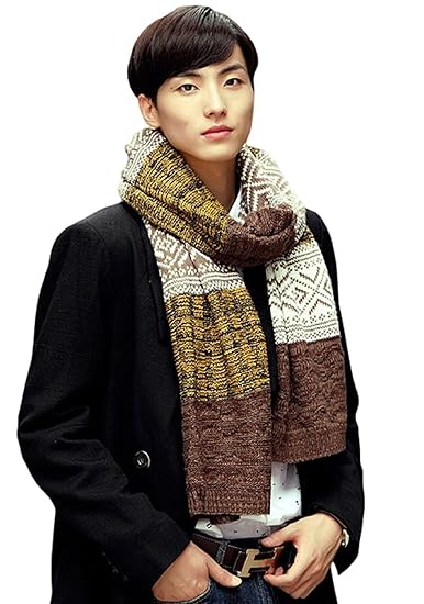 Amazon メンズ マフラー スカーフ ストール メンズファッション 秋