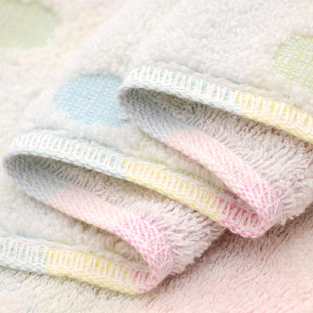 Pidada 100% Cotton Hand Towels Polka Dot Pattern Super Soft Highly Absorbent Towel for Bathroom 13.4 x 30 Inch Set of 2 (Beige): Home & Kitchen