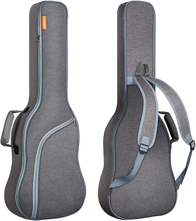 CAHAYA 39 Inch Electric Guitar Gig Bag with 9mm Padding Waterproof Dual Shoulder
