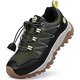 Eggseed Kids Boys Running Shoes Waterproof Non-Slip Breathable Low-Top Outdoor Hiking Walking Sneakers (Little/Big Kids)