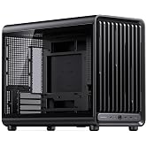 JONSBO D33 Black Micro ATX PC Case,High Airflow MATX case with Tempered Glass Panel,9 Fan Positions,High Compatibility,Supports MATX BTF MB, 435mm GPU/360AIO/172mm Air Cooler,ATX/SFX PSU,Black