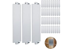 Pack Nail Plates for Wood Studs, Cable Protector Plate for Wood Studs, Nail Plates Electrical (6IN-40Pcs)