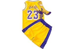 GENERIC Kids Basketball Jersey Set-Youth Basketball Jersey (Tank Top+Shorts+Socks)-3pc Basketball Jerseys for Boys Girls