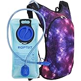 Roptat Hydration Backpack Pack with 2L Hydration Bladder - Lightweight Water Backpack Water Pouch for Women Men Running Riding Biking Music Festival