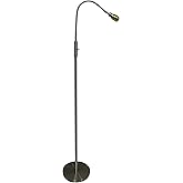 daylight24 402071-39 FOCUS Adjustable Beam LED Floor Lamp, Aluminum, Gold