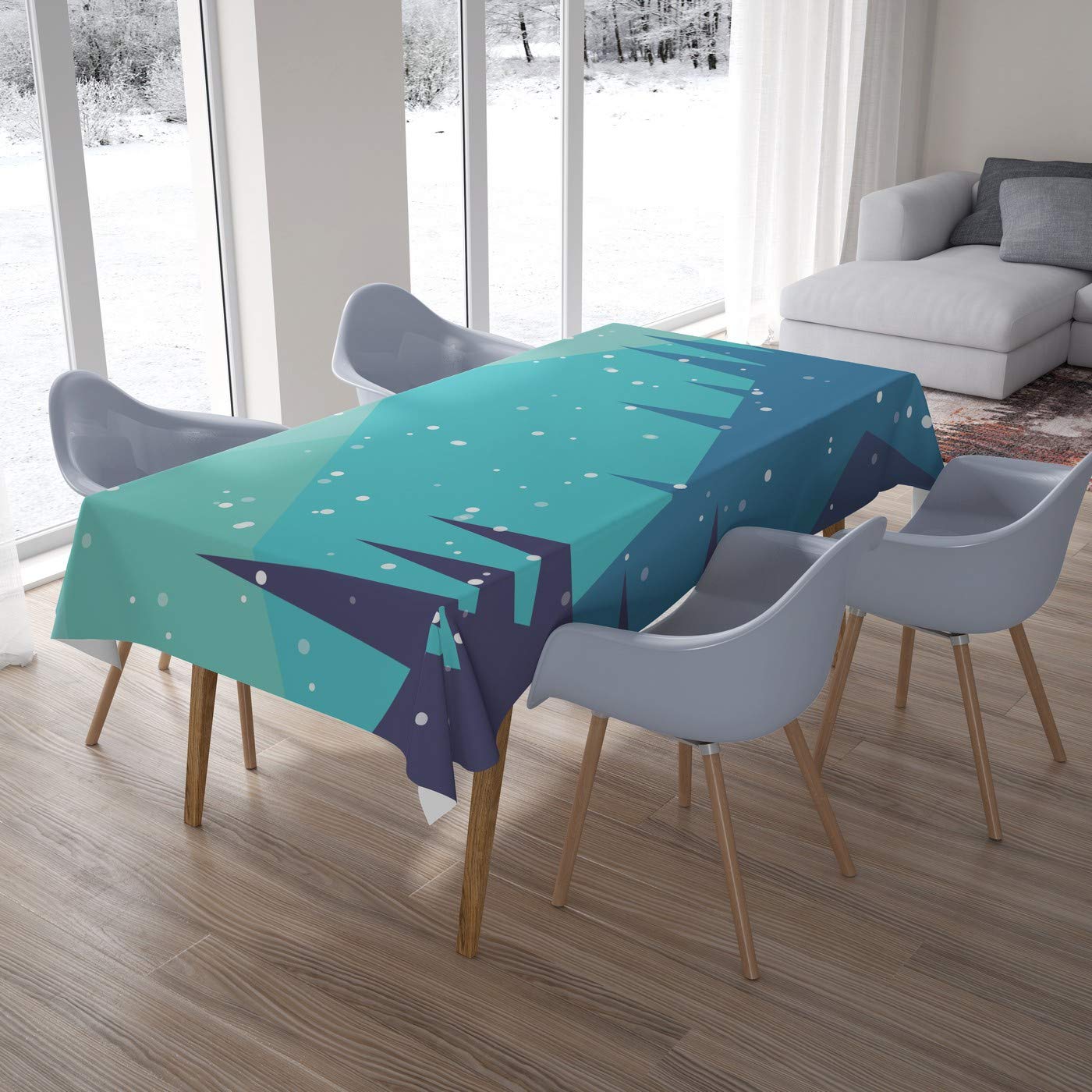 Bonamaison Kitchen Decoration, Tablecloth, 140cm x 200cm - Designed and Manufactured in Turkey