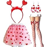 eyigylyo Valentines Cupid Costume Tutu Skit Set For Women