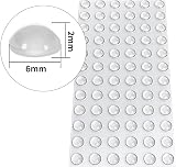 ZZLBZN Clear Rubber Feet 100Pcs Self Adhesive Non-Slip Pads for Furniture view 2