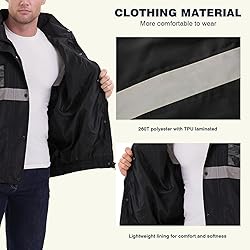 SKSAFETY Safety Softshell Jacket for men, High