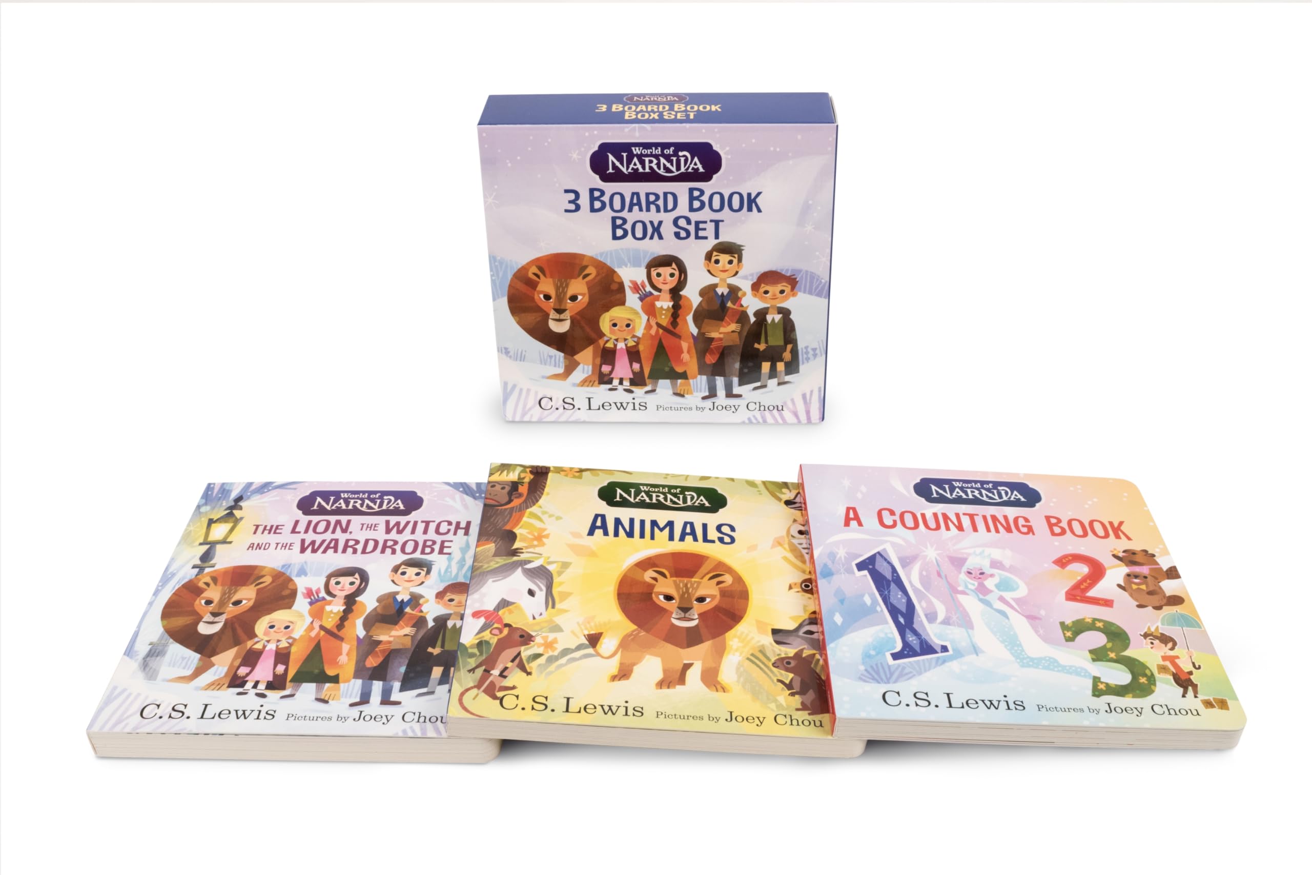 World of Narnia: 3 Box Set: The Lion, the Witch, and the Wardrobe, The Chronicles of Narnia: Animals, The Chronicles of Narnia: A Counting Book World of Narnia: 3 Box Set: The Lion, the Witch, and the Wardrobe, The Chronicles of Narnia: Animals, The Chronicles of Narnia: A Counting Book Board book