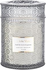 La Jolíe Muse Dark Berries & Bergamot Candle 19 oz Wood Wick Soy view 1