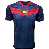 Icon Sports Boy's Barcelona Training Jersey, Licensed Barcelona Youth Sizes Soccer Shirt