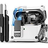 Secure Lock Case for Samsung Galaxy Buds3 FE (2025)/Buds3 Pro & Galaxy Buds 3 (2024), Shockproof Hard Case Cover with Cleaning Kit & Keychain | Auto-Open | LED Visible | Galaxy Buds 3 Pro Accessories