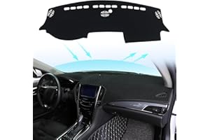 Partsable Dash Mat Dashboard Cover for 2019-2023 Dodge Ram 1500 2500 3500 Dash Cover for Dodge Ram 2023 2022 2021 2020 2019 Dash Board Cover for Dodge Ram Car