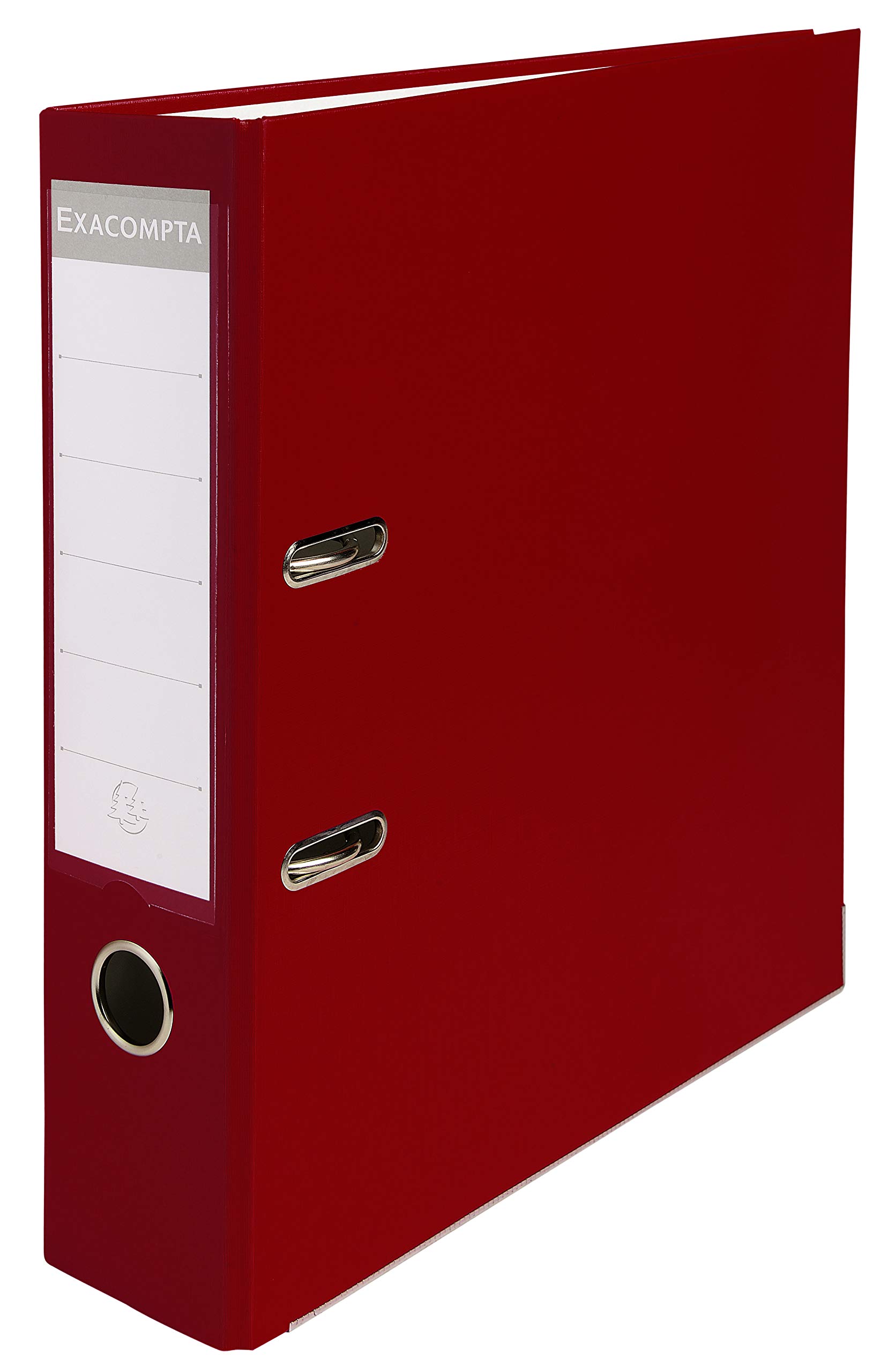 Exacompta - Ref 918418B - PP Lever Arch File - 320 x 290mm in Size, Suitable for Storing A4 Documents, 75mm Spine, Reinforced Finger Pull & Bottom Edge - Burgundy