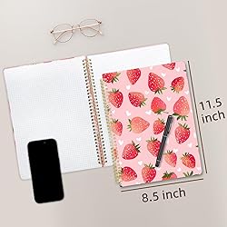 Stanoha Cute Spiral Notebook journal A4 Aesthetic